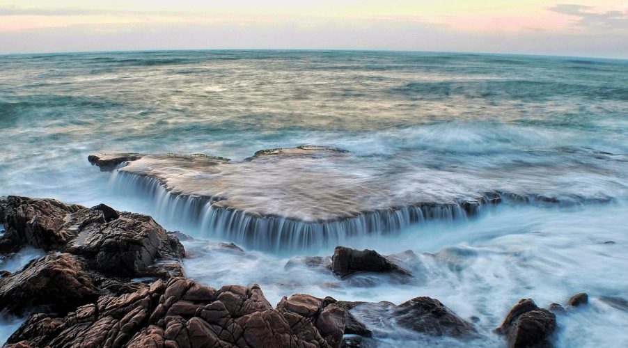 sea, wave, stone, exposure, waterfall, peace of mind, dawn, rapids, crashing waves, tran thang nhat, nature, 5 plus english
